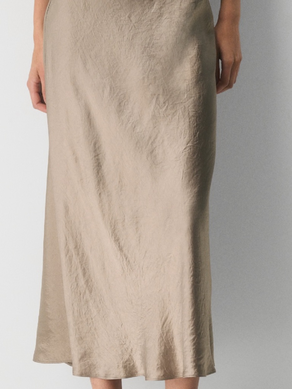 Aritzia slip satan maxi skirt